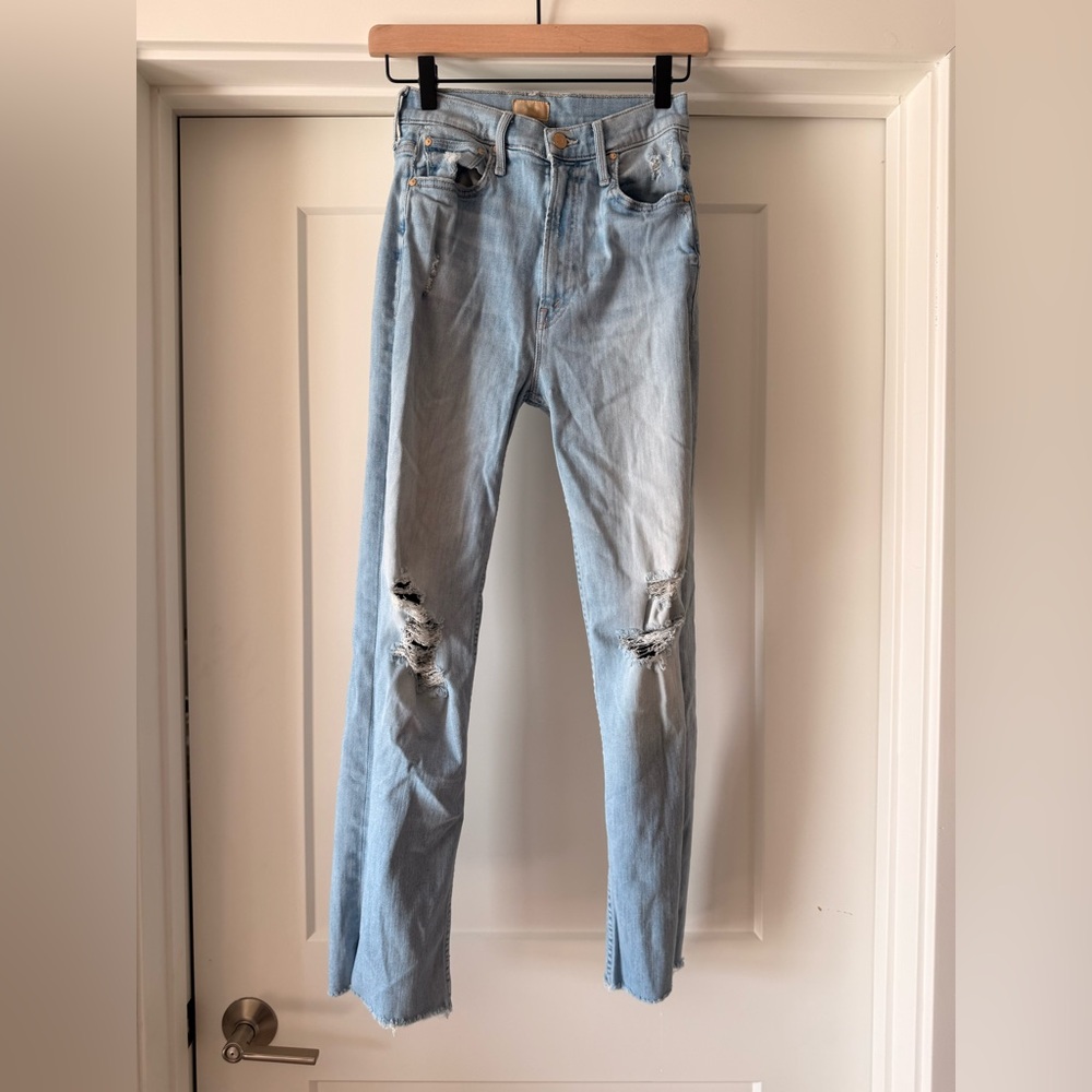 MOTHER Light Blue Denim Jeans